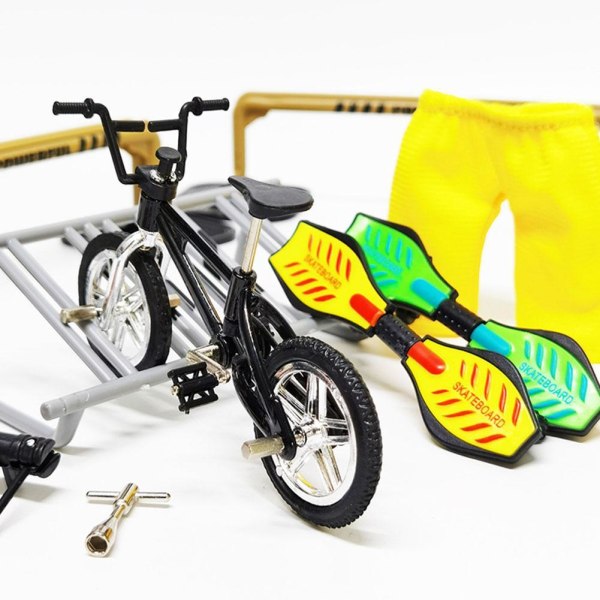 Finger Bike Scooter Skateboard Gripbräda Set Venue Scen