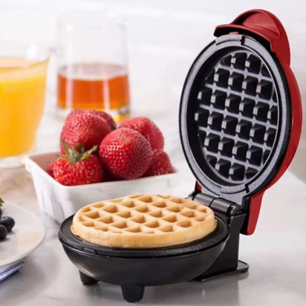 Mini våffelmaskin Elektrisk Äggkaka Ugnsgryta Frukost