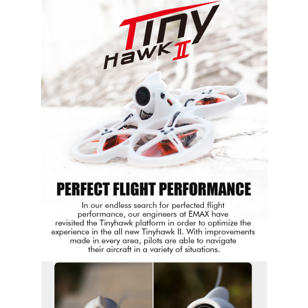 Tinyhawk II 75 mm 1 2S Whoop FPV Racing Drone RC Quadcopter
