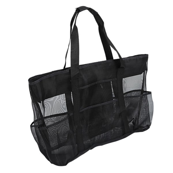 Mesh Beach Bag Family Mesh Beach Bag Mesh Bag för sandleksaker,