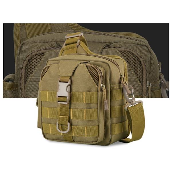 Fiske Tactical Chest Bag Molle Sling Ryggsäck Militär 4c71 Fyndiq