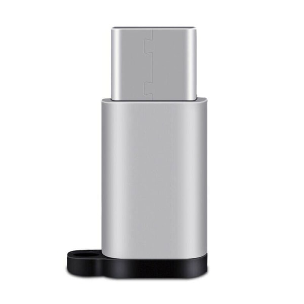 (Silver) Micro USB Hona till Typ C Hane Adapter Converter