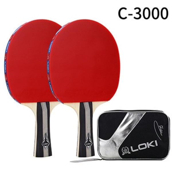 C3000 Bordtennisracket Set 2 st Träningspingisbat