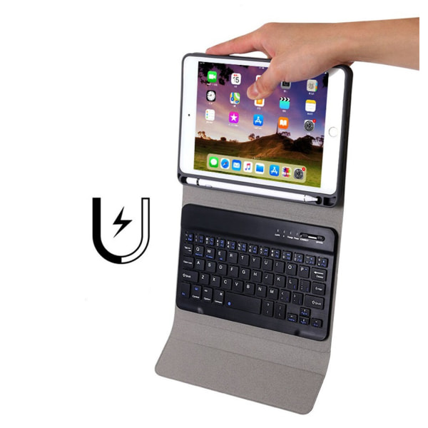 Qwert Apple iPad 10.2in 2019 Löstagbar trådlös Bluetooth