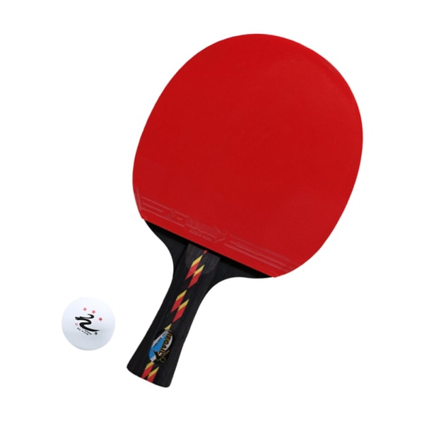 1 set bordtennisracket Pong dubbelsidig gummibelagd