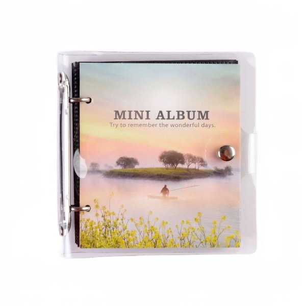 3-tums Loose-leaf Transparent Album, Polaroid Album Colorful fishing