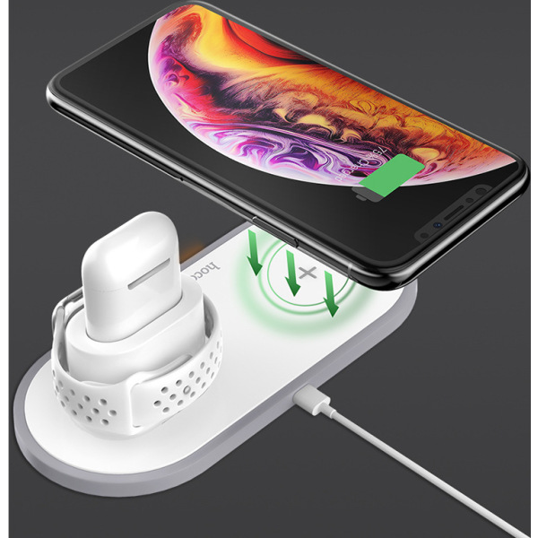 Trådlös laddare för IPhone 11 Pro X XS Max XR för Apple
