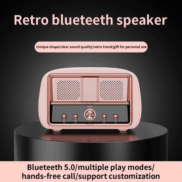 Bluetooth -högtalare Subwoofer Trådlös liten stereohögtalare