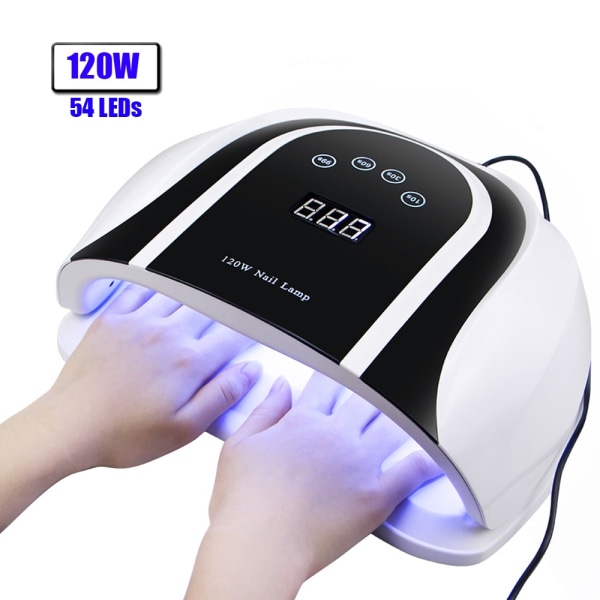 Pro 120W UV-lampa LED-nagellampa High Power For Nails All Gel