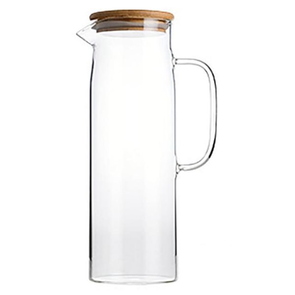 1 st hög borosilikatglas Juice Vattenflaska Kanna Dryckesgods