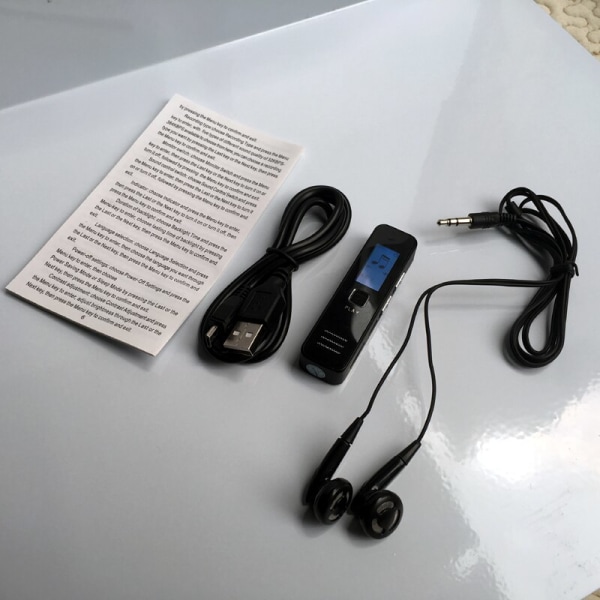 Hot Portable Digital Audio Voice Recorder med LCD inbyggd
