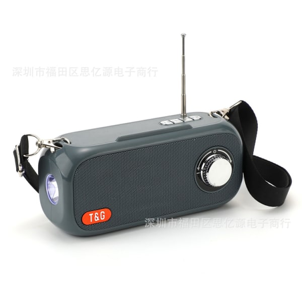 Bärbar Bluetooth -högtalare Trådlös baskolumn FM-radio
