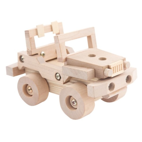 Träleksaker för barn Oyuncak monterade modellbilar