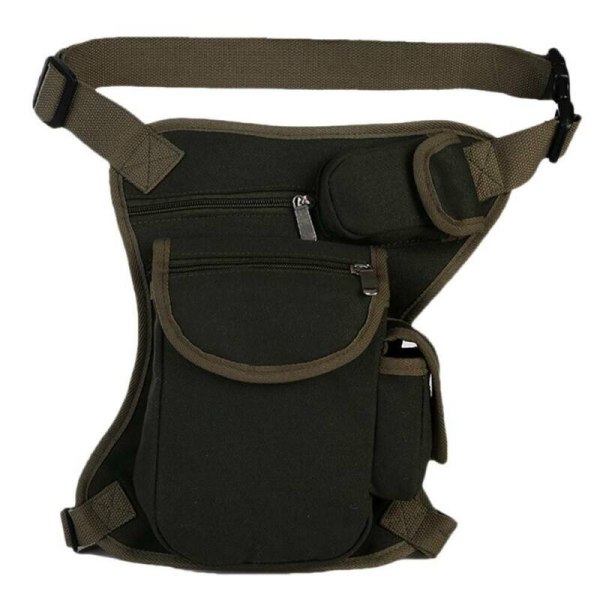 (Armégrön) Tactical Military Men Drop Leg Bag Lår Fanny