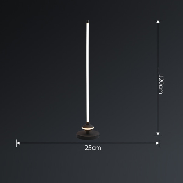 LED Vertikal Long Strip Golvlampa Vardagsrum Minimalistisk