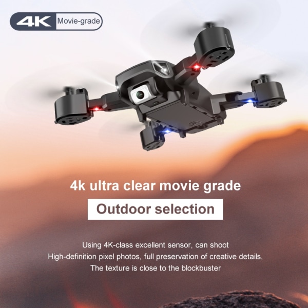 2020 nya Mini Drone 4K dubbla kameror Quadcopter Leksaker Fpv