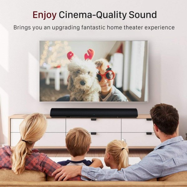 80W TV SoundBar Bluetooth -högtalare Hemmabiosystem 3D