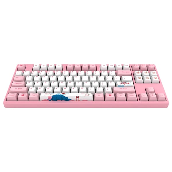 Tokyo Sakura Wired Mechanical Gaming Keyboard 87 Keys PBT