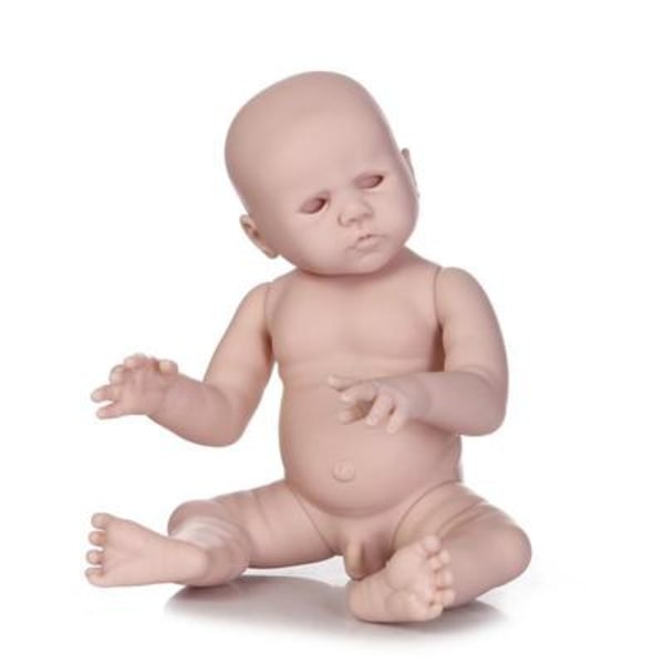 20 tum reborn docka kit Docka helkropp Anatomiskt korrekt