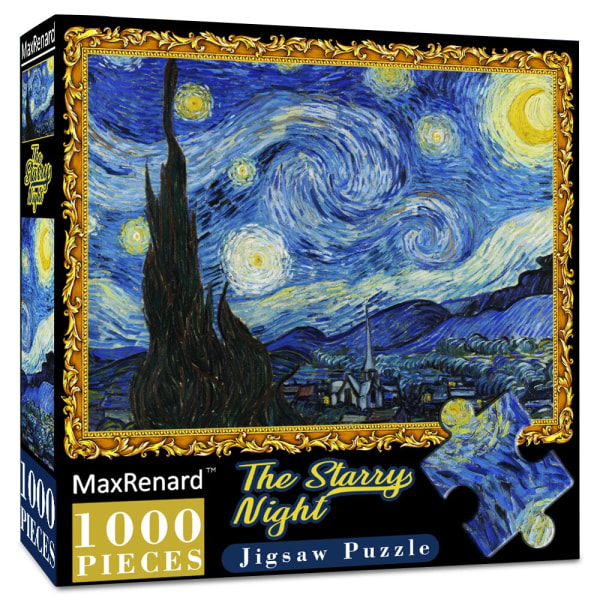 Pieces Jigsaw Puzzles Van Gogh The Starry Night Paper