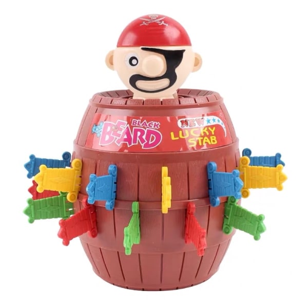 Pirate Barrel Toy Praktiska skämt Lucky Stab Pop up-bord
