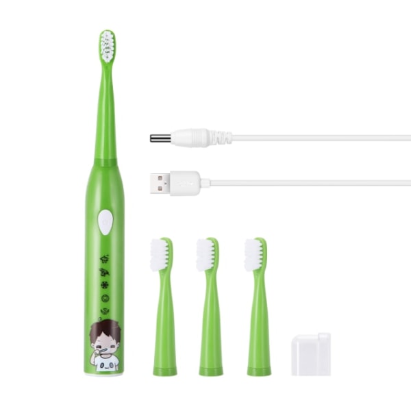 5 lägen Sonic elektrisk tandborste Barn USB Uppladdningsbar