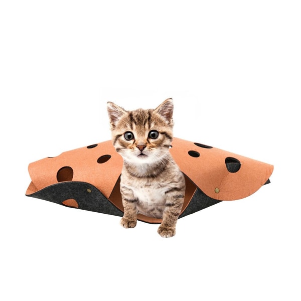 Cat Tunnel Channel Avtagbar och tvättbar filtduk Kat