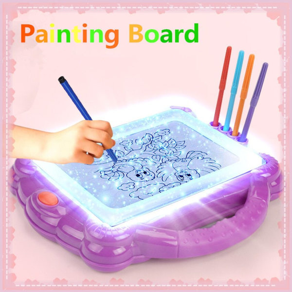 Slumpmässig färg för barn ritbräda med penna utbildning leksaker