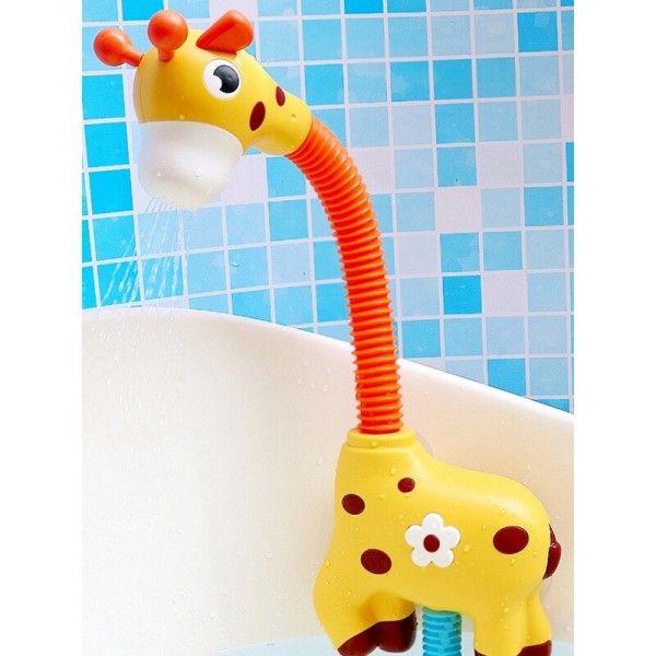 Barn badleksak elektrisk tecknad Giraffe Dusch Baby Spray