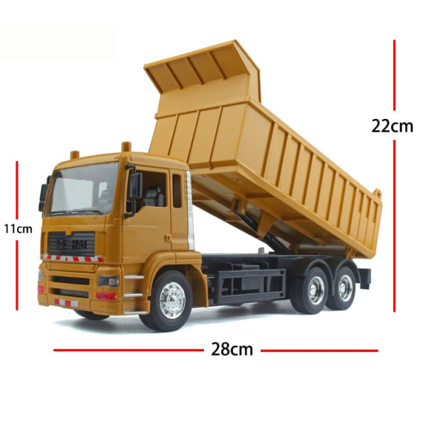 RC Bil Dumper Leksaker Barn Pojkar Xmas Födelsedagspresenter Gul