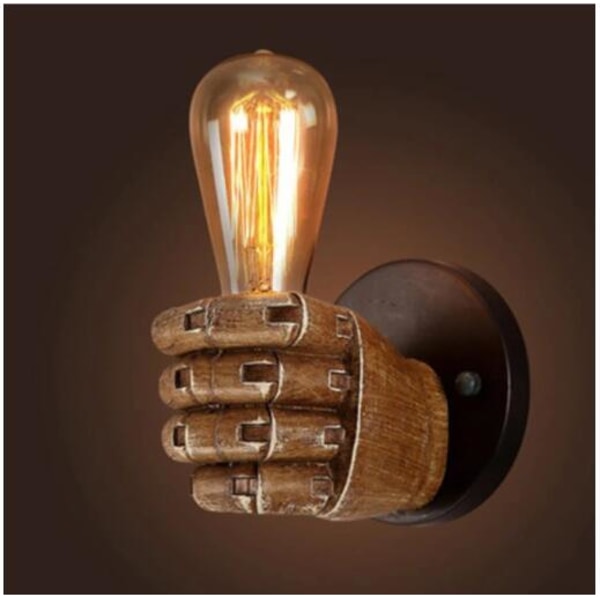 Resin Fist Wall Light Bar Restaurang Vänster Hand Wall Light