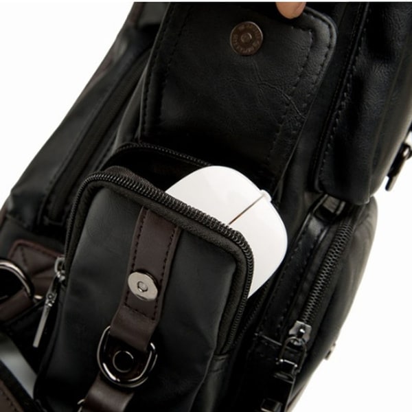 Nytt mode Crossbody-väskor för män Bröstväska Pack Casual Bag