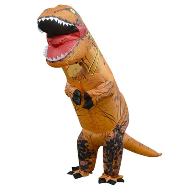 (Orange - Barn) Uppblåsbara Dinosaur Cosplay Outfit Kostymer