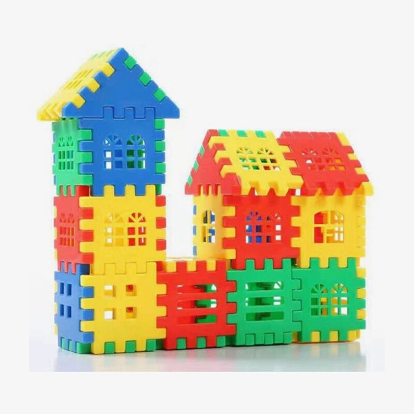 Barns byggstenar som lär sig pedagogiska 3D-leksaker