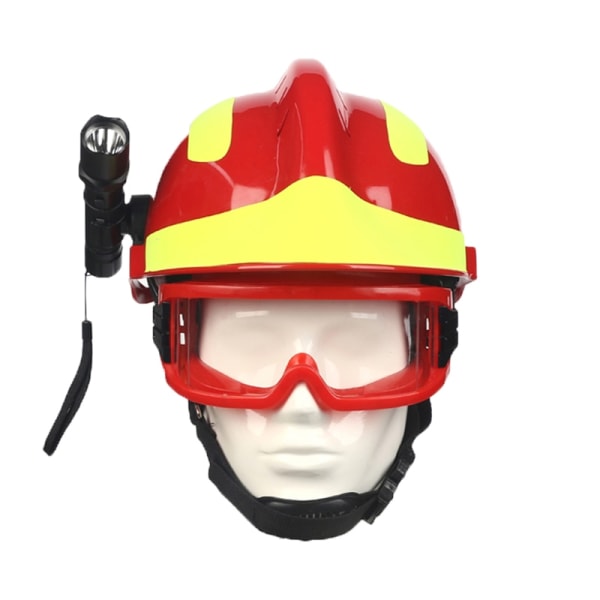 Säkerhetsräddningshjälm Brandman Skyddsglasögon Säkerhet