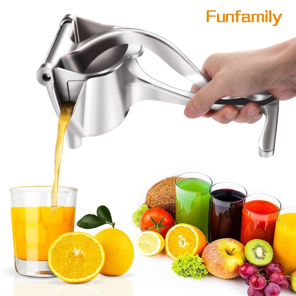 Manuell Juice Squeezer Aluminiumlegering Hand Pressure Orange