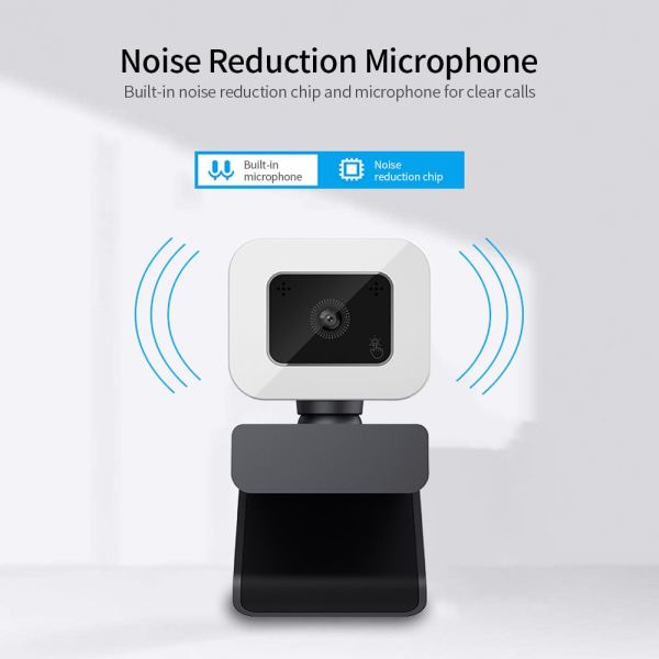 Drivrutin för 2K-brusreducerande mikrofon för webbkamera med autofokus