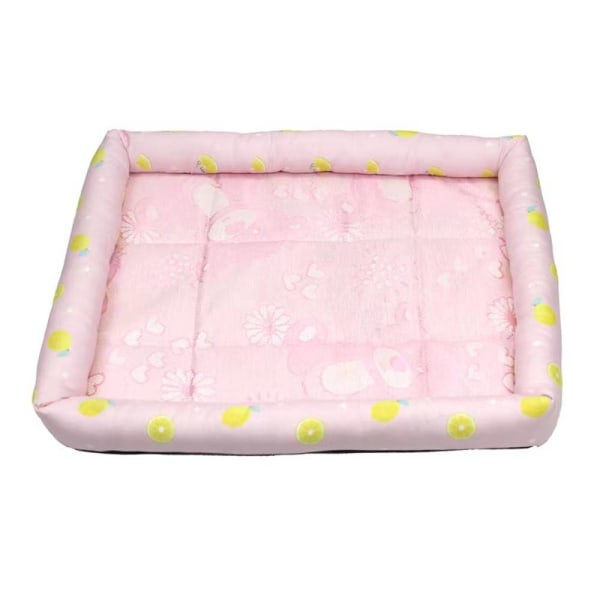 Summer Mat Kennel, Four Seasons Universal Dog Kennel Cat Pink  61*51*7cm