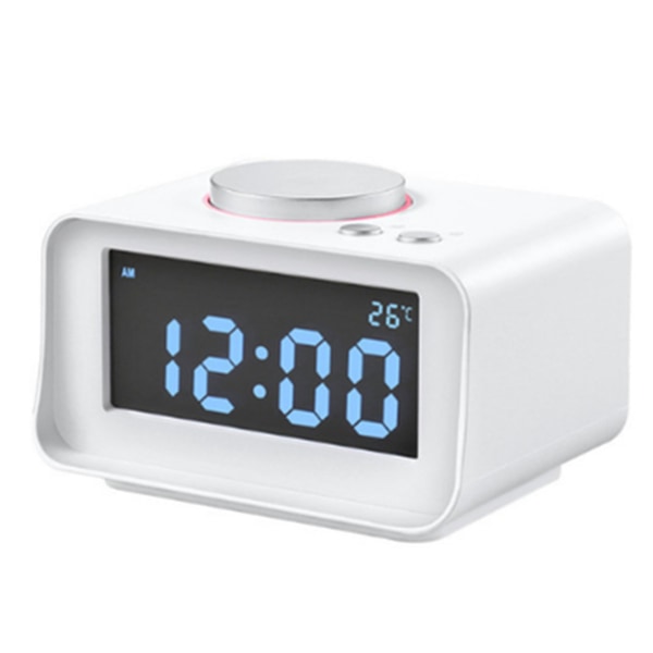 Multifunktionell Creative Smart Alarm Clock Mute Mini Sängbord