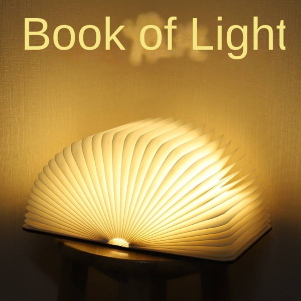 Creative Folding Bluetooth Music Book Light, Touch Luminous White