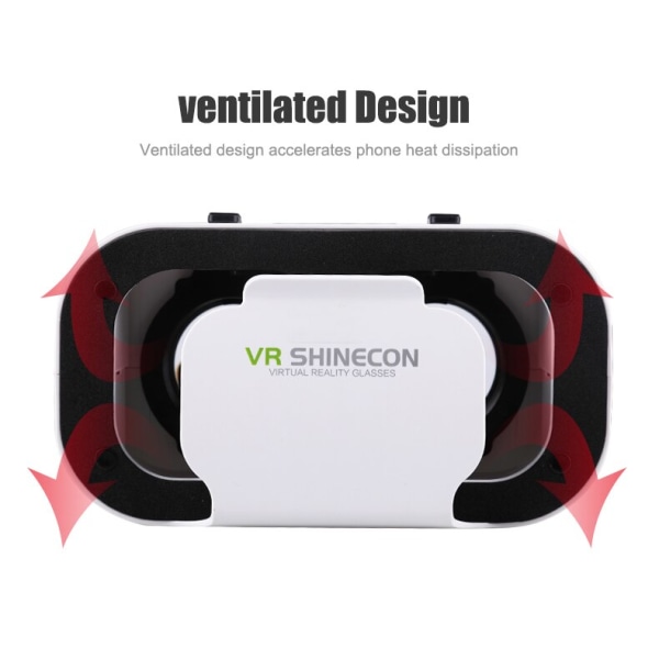 VR SHINECON 5.0 Virtual Reality 3D-glasögon med handkontroll för