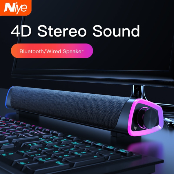 4D datorhögtalare Stereoljud Subwoofer Bluetooth