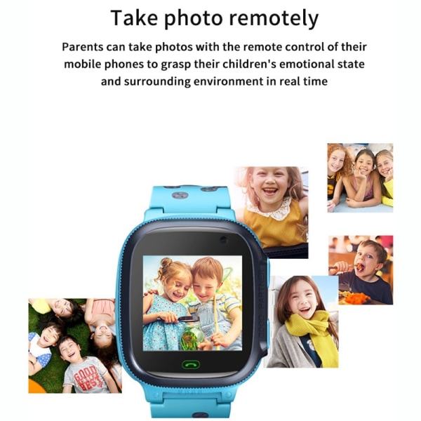 Barns smartklocka SOS -telefonklocka Smartwatch för barn