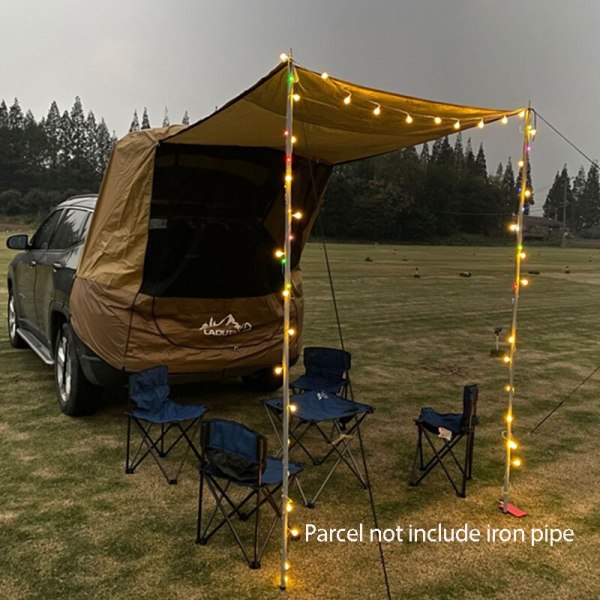 Utomhus självkörande tur Barbecue Camping Car Tail