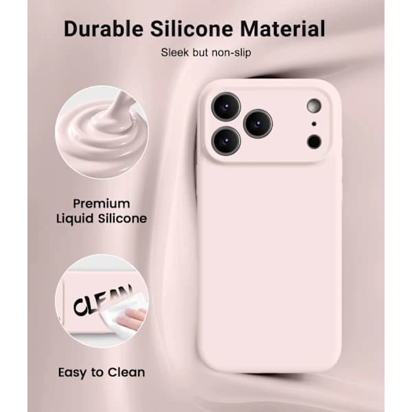 4-pak tørrestativer i rustfrit stål med 10 klemmer Pink iPhone 17 Pro