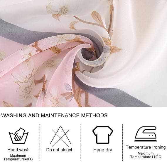 Blomstret chiffon sjal - Let sjal dame blomstret chiffon sjaler kvinder til sommer