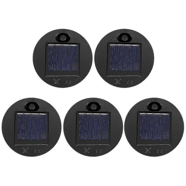 5-pak reservedele til solcellelamper (topstørrelse 7 cm, bundstørrelse 6 cm)
