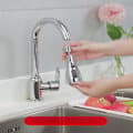 Swivel Shower Head for Kitchen Faucet Silver Silver