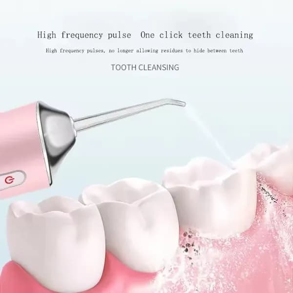 Dental Flosser Focus - Profesjonell bærbar munnskyller (hvit)