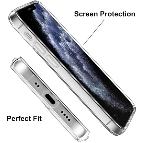iPhone 13 TPU genomskinligt skal